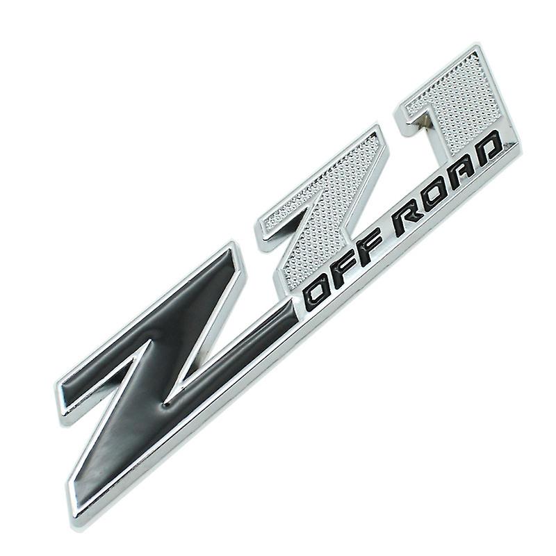 3D شعار معدني Z71 على الطرق الوعرة شعار السيارة الحاجز شارة الجذع صائق ملصق لشيفروليه سيلفرادو كولورادو Z71 اكسسوارات كامارو