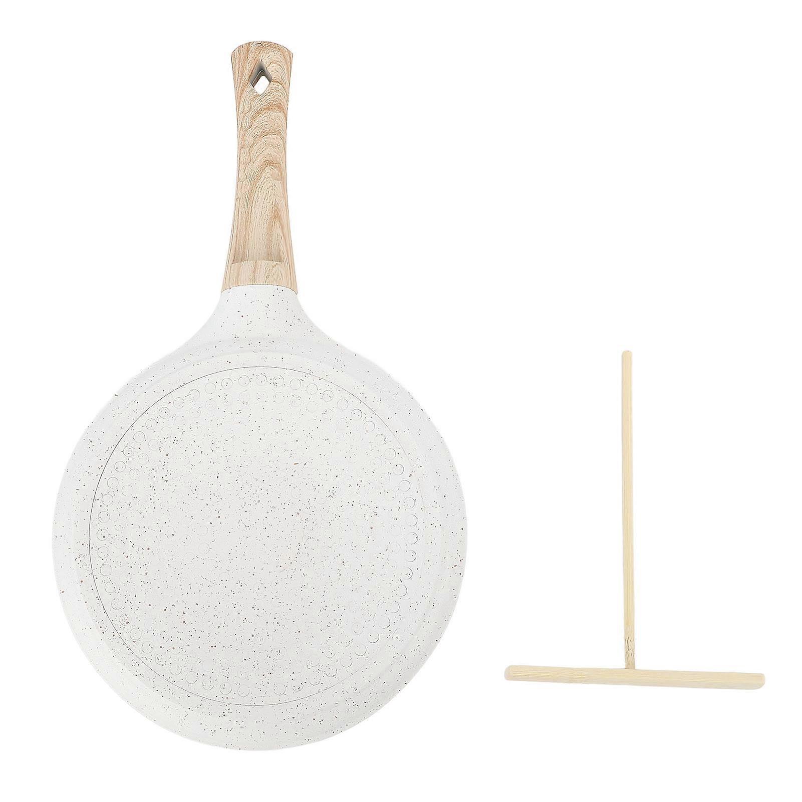 Crepe Pancake Pan Aluminium Alloy Multifunctional Flat Nonstick Crepe Pan for Home