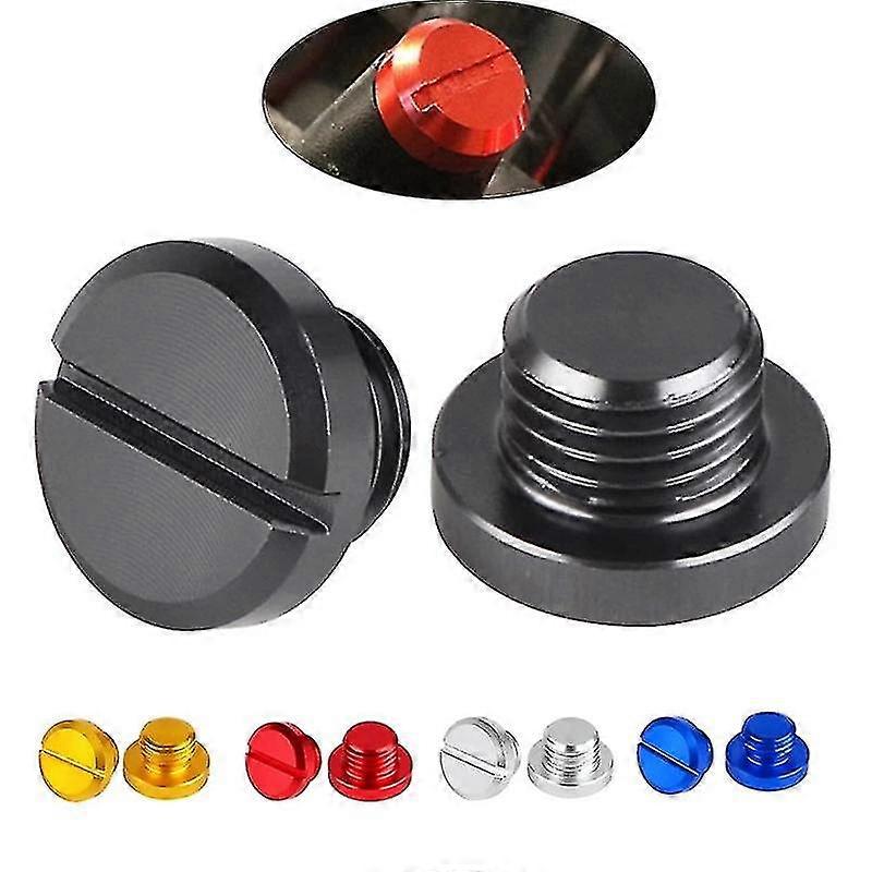 2 Pack Motorcycle Clockwise Mirror Hole Plug Screws
