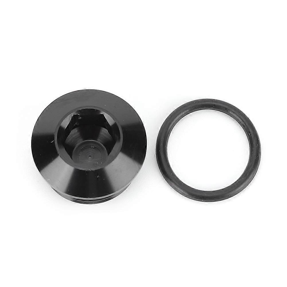 Black Aluminum Alloy 8 AN 8~AN 1/2in ORB Socket Plug with O~Ring Replacement Parts E2U611