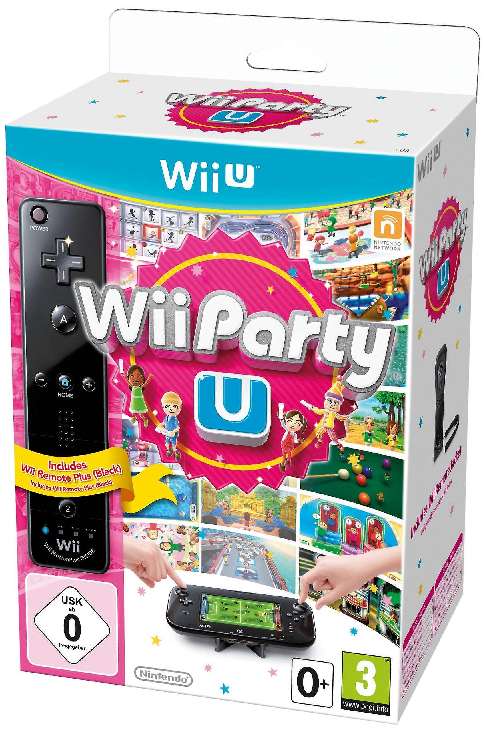 Wii Party U  Telecomando Wii Plus Nero - PAL - New & Sealed