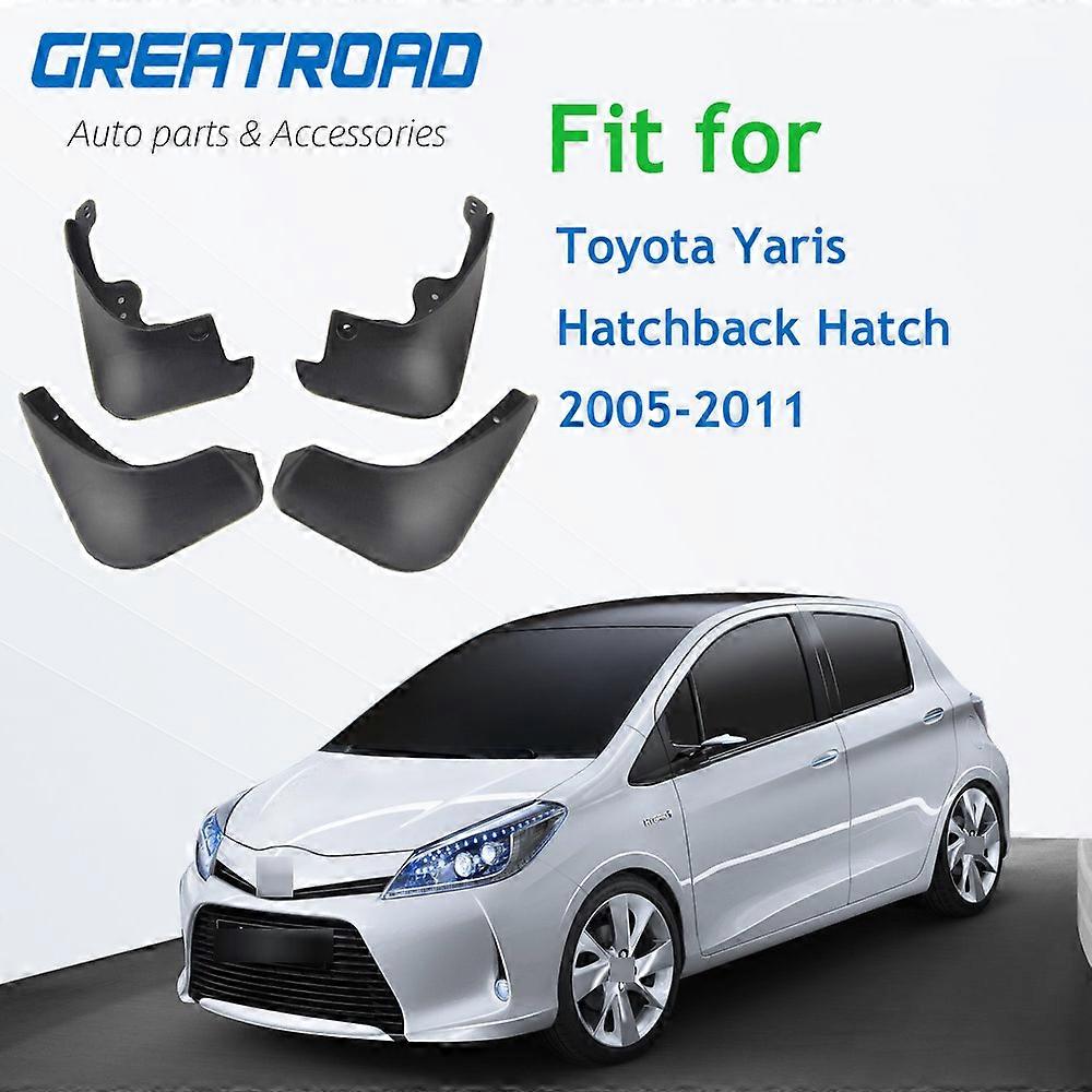 Mud Flaps For Toyota Yaris Hatchback Hatch 2005-2011 Vitz Daihatsu Charade Mudflaps Splash Guards Mudguards 2006 2007 2008 2009