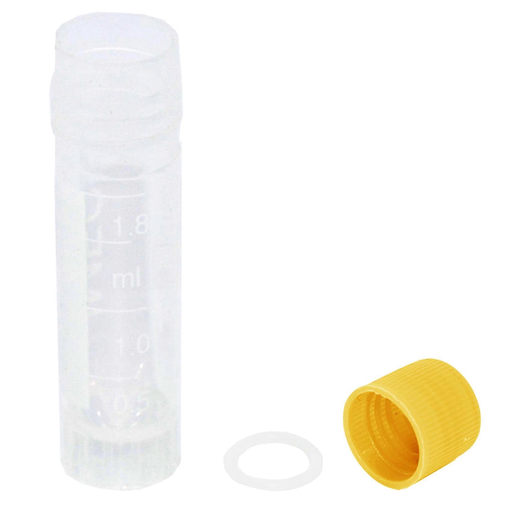 100 Pieces of 1.8 Ml Graduated Centrifuge Tube, Laboratory Cryotube, Cap Centrifuge Tube for Analys