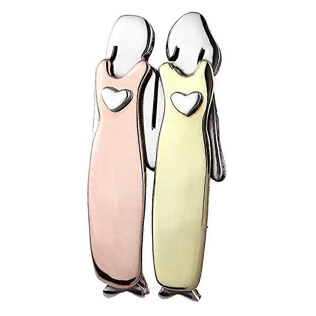 親友 姉妹ブローチ 2/3/4/5/6 チャーム 女性ピン かわいいピン ジュエリーギフト