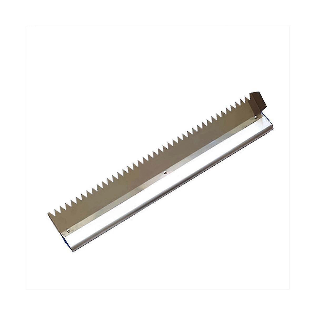 Putsslev Triangulär spackel 10 mm öga 600 mm lång Rostfritt stål Lim-/murbruksverktyg