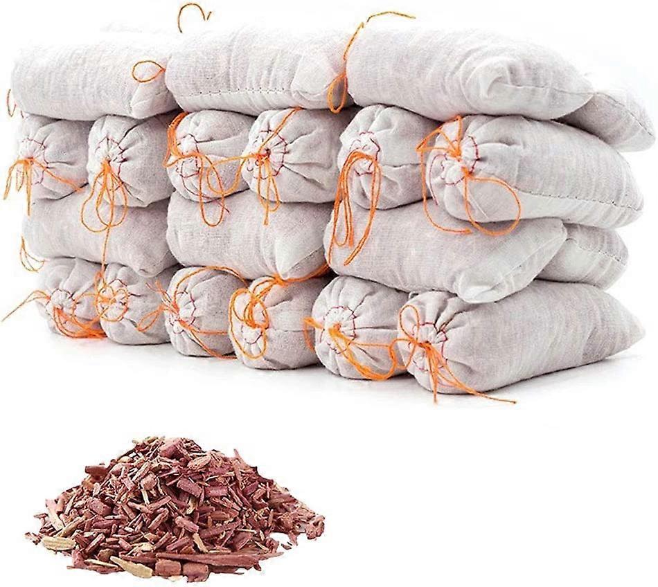 19 Pack Cedar Sachets Bags, Cedar Chips for Closets and Drawers, Cedar Blocks fo