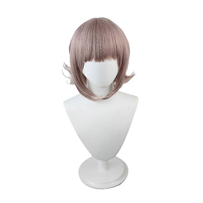 애니메이션 단간론파: 방아쇠 해피 대혼란 나나미 치아키 코스프레 셔츠 탑스 스커트 가발 유니폼 세트 할로윈 카니발 의상