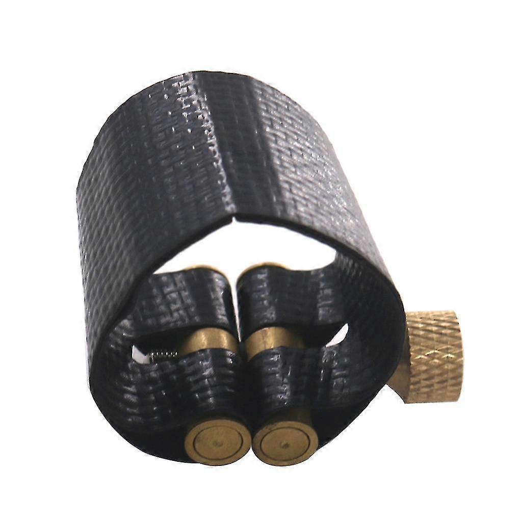 Alto Sax Clarinet Mouthpiece Ligature Saxophone Clip Pu Single Screw Fastener