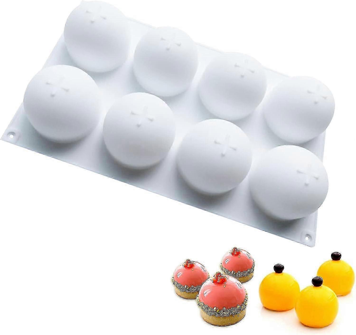 Silicone Cake Mold, Semicircular Spherical Silicone Mold, 3D Foam Cake Mold