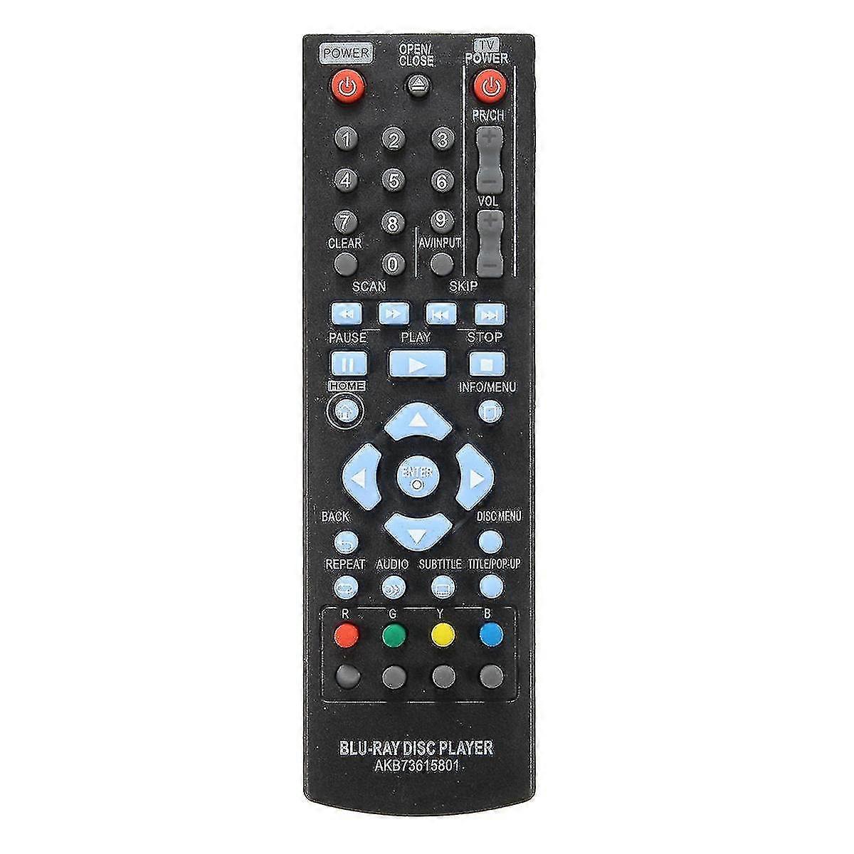 Replacement Akb73615801 Remote Control For Lg Blu-ray Disc