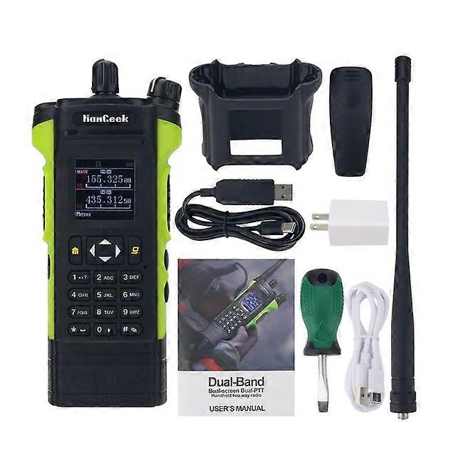 Apx-8000 12w Band Walkie Talkie Radio Vhf Uhf Handheld Transceiver With Dual Ptt Duplex Working Mode
