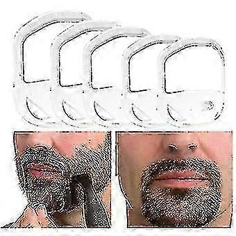 5 Sizes Goatee Shaving Template Beard Guide Shaper Beard Shaping &amp; Styling Template For Men