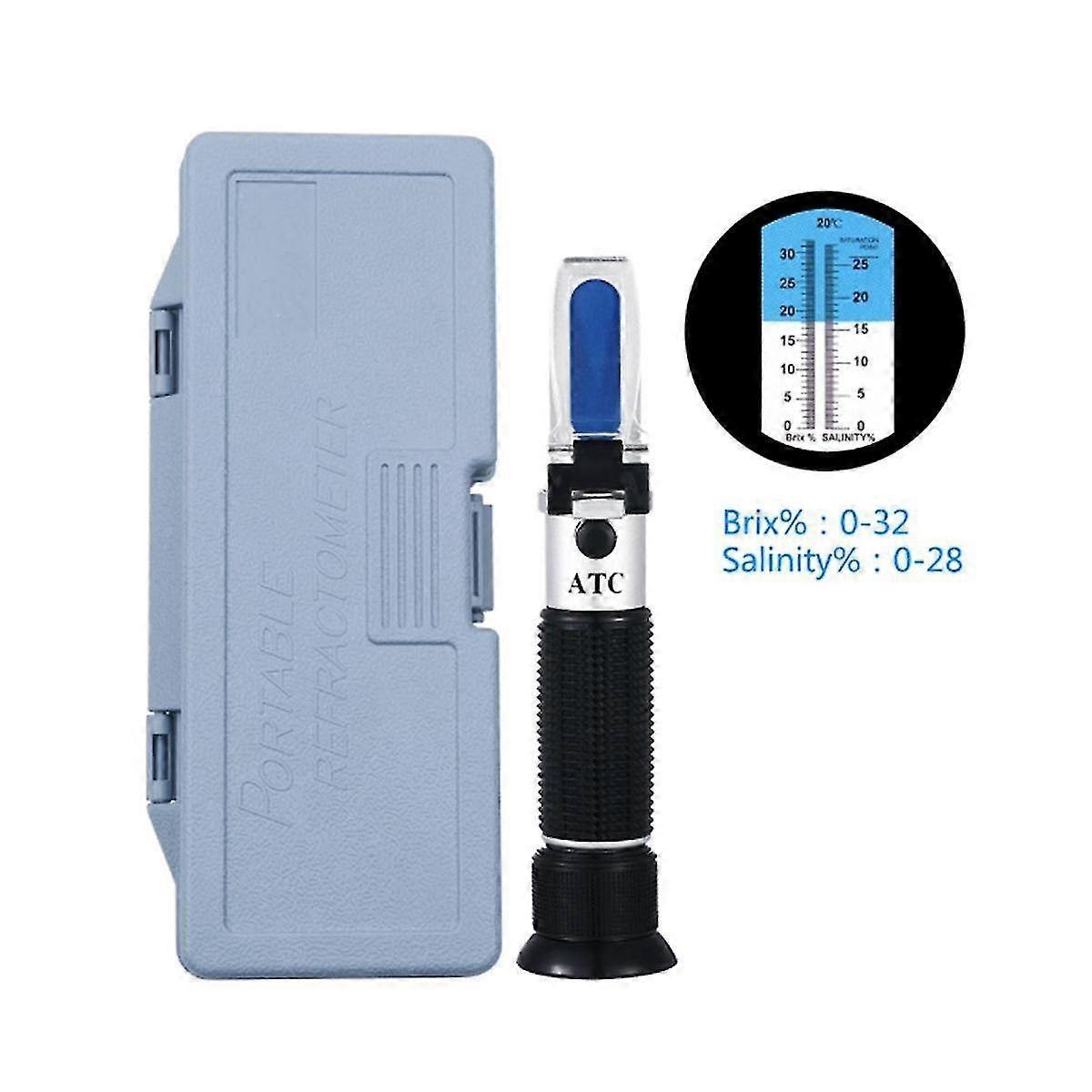 Brix Refractometer With Atc Dual Scale - Specific Gravity & Brix Hydrometer In Wine Making And Beer