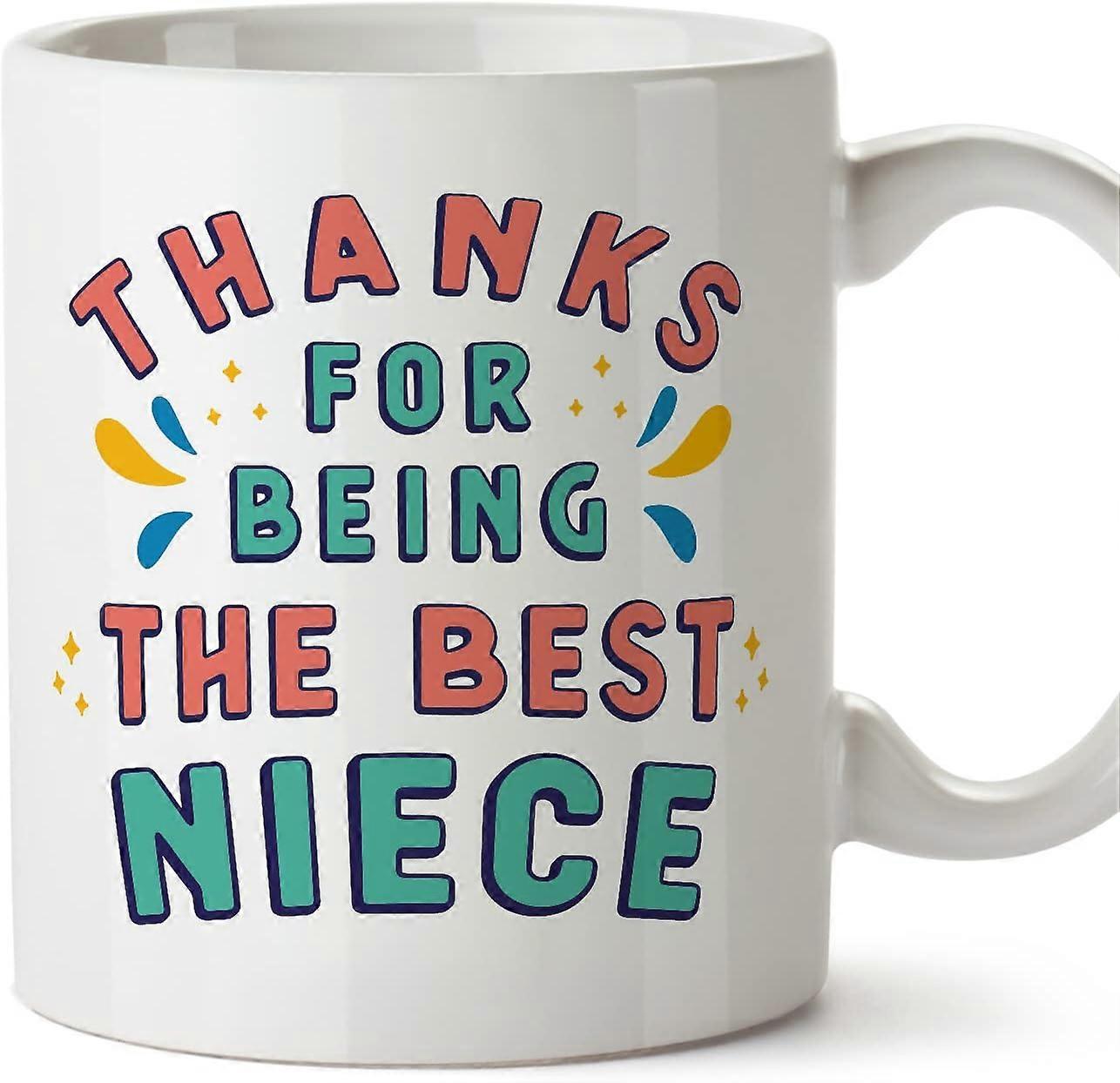姪のマグカップ最高の面白いギフトであることに感謝しますセラミック11オンスマグ