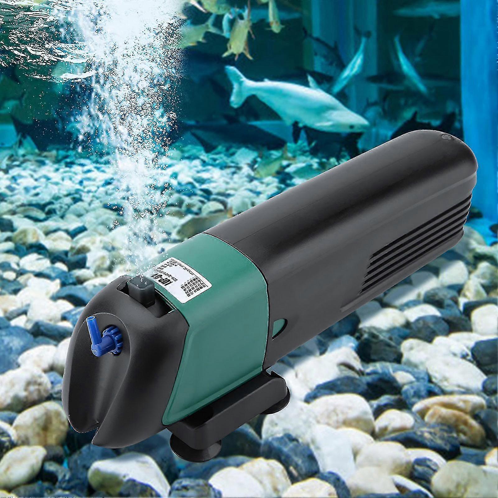 Fish Tank Water Purification Aquarium Filter Uv Sterilizer Lamp Oxygen Pump 220-240V (Lup-01) Size 1