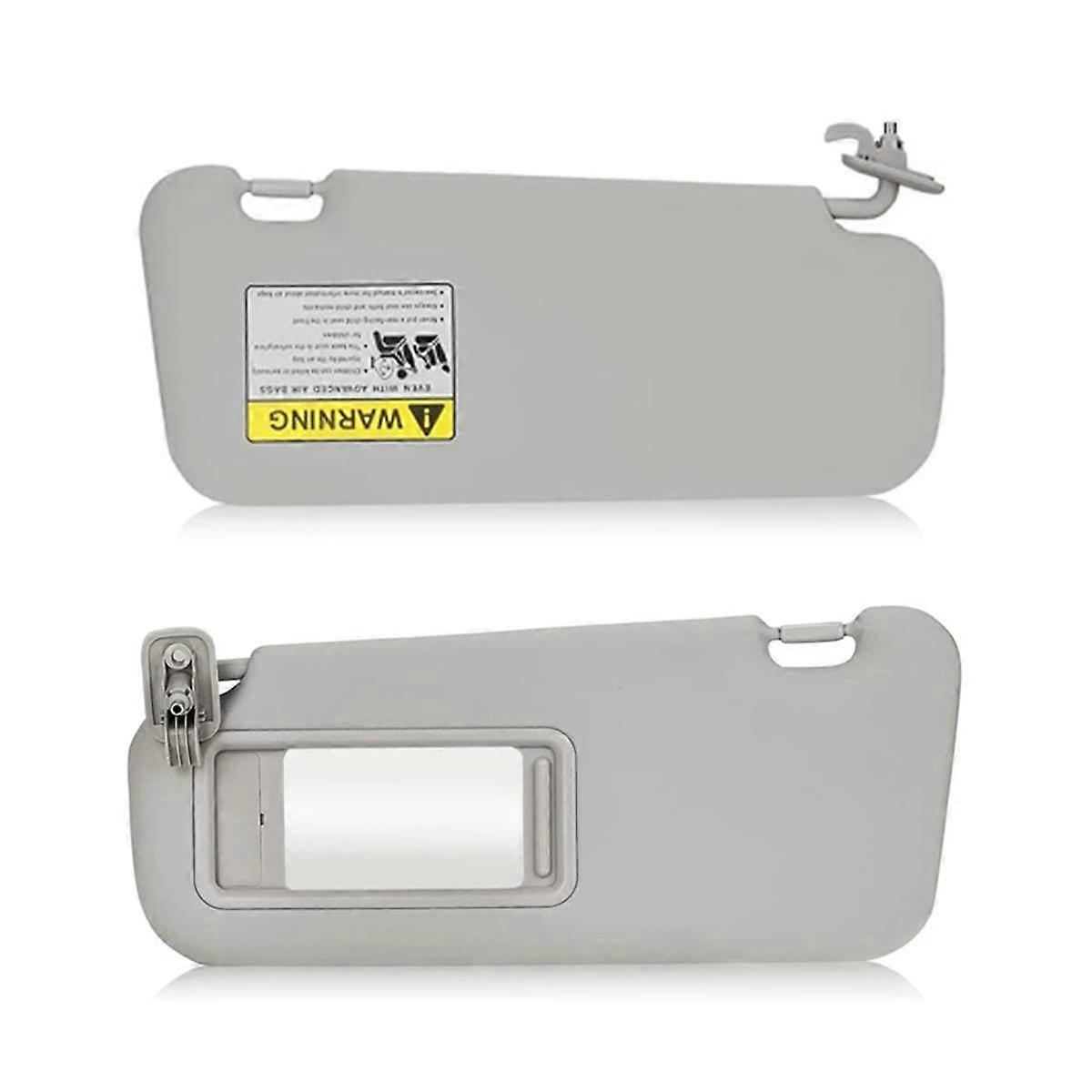 Front Sun Visor Panel Interior Sunvisor Makeup Mirror for Sedan Hatchback 2010 - 2013 BBM2-69-320C-