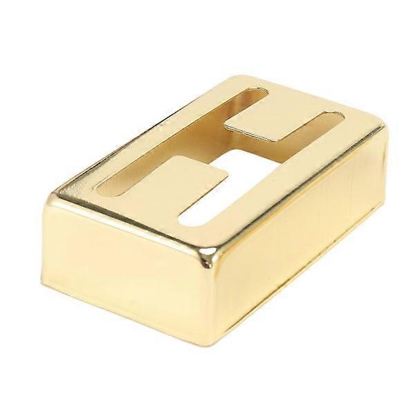 2-Pack Electric Brass Humbucker Pickup Covers Gold - Compatible