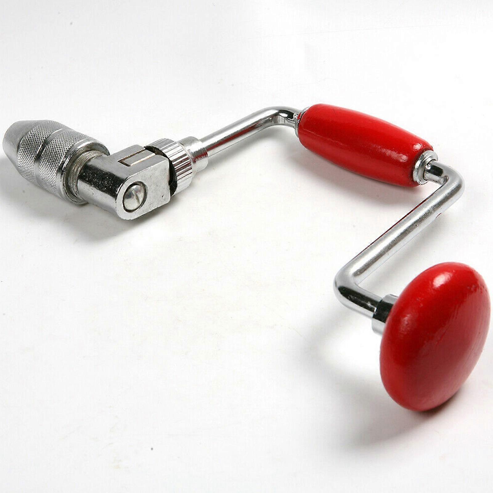 Nova cinta mandíbula Chuck Woodworking Handle Boring Drilling Hand Tool & Drill Bit