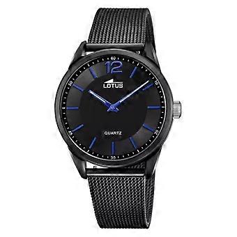 Lotus minimalist Men's Analog Quartz watch with stainless steel bracelet 18736/2