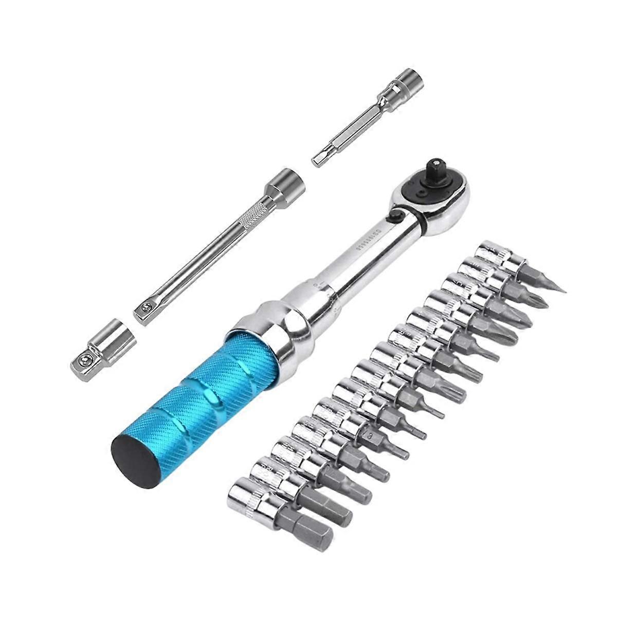 Clé dynamométrique pour vélo et moto, 1/4 2-15Nm MINI Outil de réparation de précision de couple avec 3/8 pouce