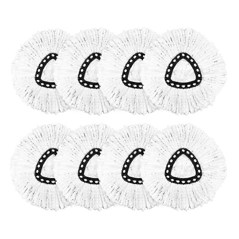 8 Pack Mop Heads Microfiber Spin Mop Refills, For Floor Cleaning