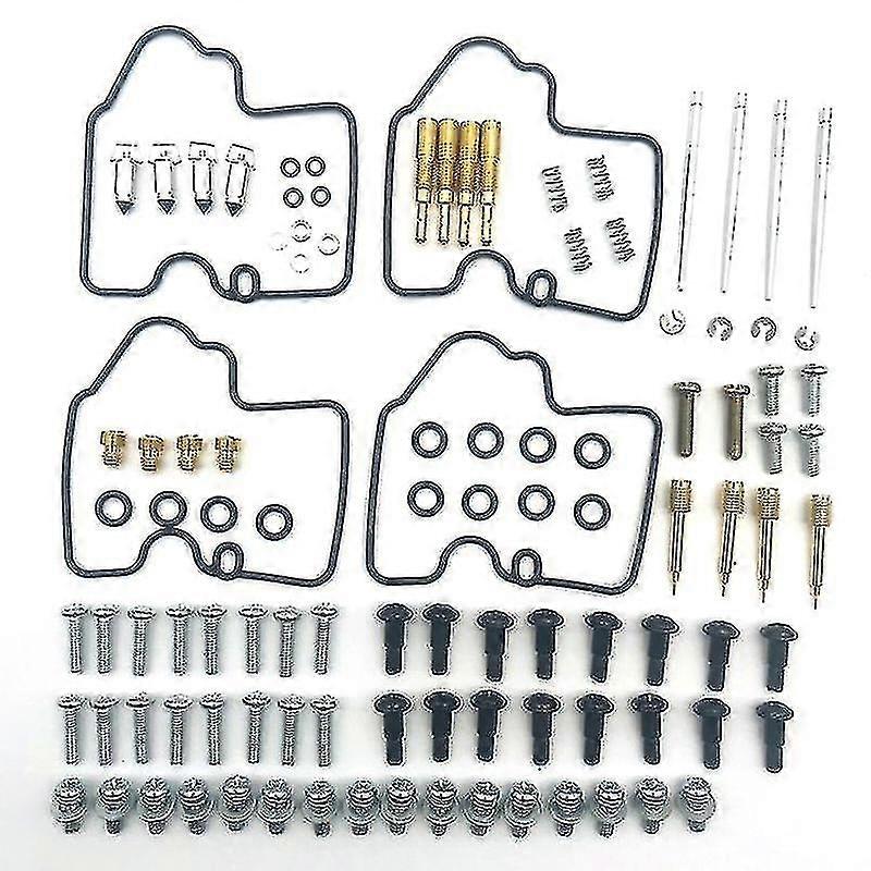 4 Set Carburetor Rebuild Kit For Yamaha Yzf R6 600 1999-2002