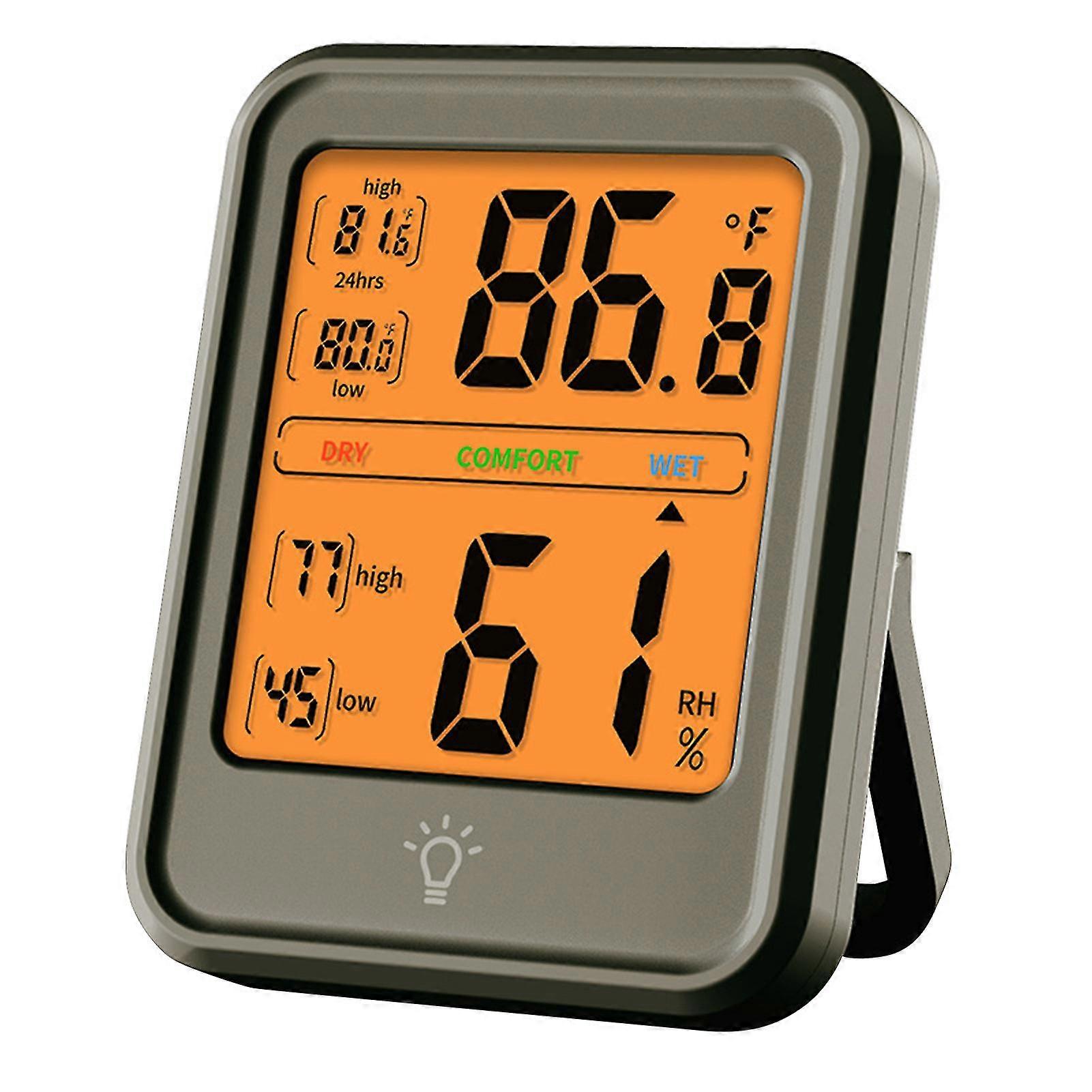 Digital Hygrometer Thermometer Indoor Temperature And Humidity Gauge Monitor Meter With Lcd Display For Home Bedroom Office Greenhouse