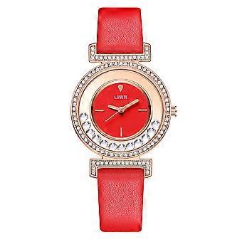 Sleek Minimalist Fashion With Strap Dial Women's Quartz Watch Gift Watch