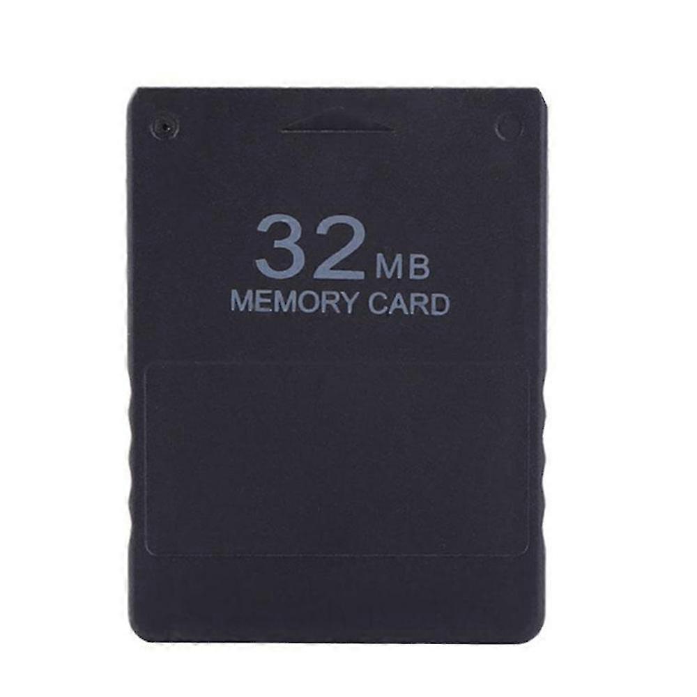 For Ps2 Memory Card Memory Expansion Cards Suitable For Playstation 2 Ps2 Black Memory Card, 32mb