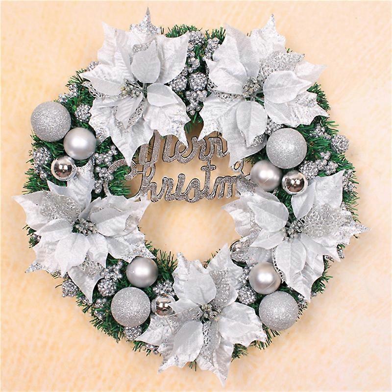 Christmas wreath front door decoration garland decoration wide hanging Christmas wreath for front door, fireplace, mantelpiece, walls, windows, christ
