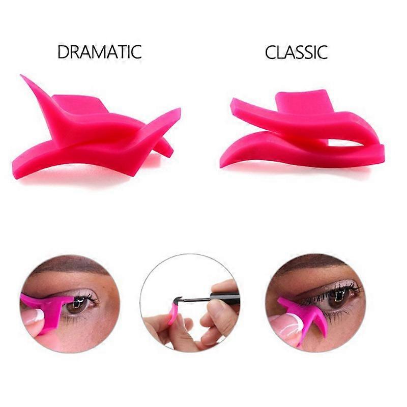 2Pairs Silicon Wing Eyeliner Stamp Eyeshadow Stencil Models