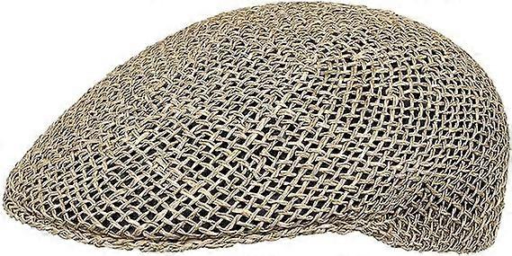 Straw Flat Cap Women/Men - Made in Italy Hat with visor Spring-Su