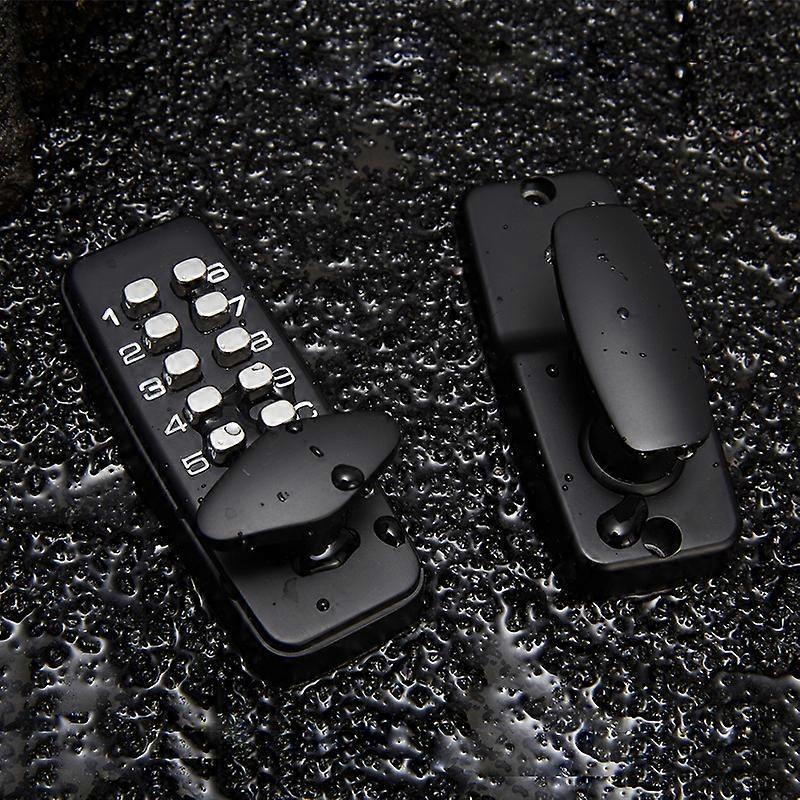 Digital Code Door Lock - Weatherproof - Combination Button Lock - Keyless - Black