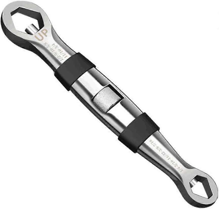 Double-Ended Wrench Heavy Duty Nut Splitter Adjustable Cracker Remover