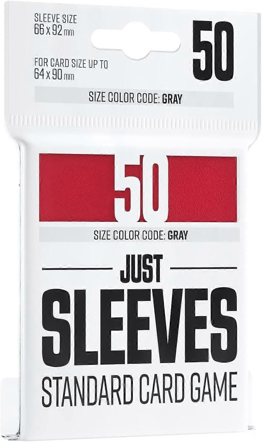 Gamegenic Just Sleeves Standard Card Game Red (50 ct.)