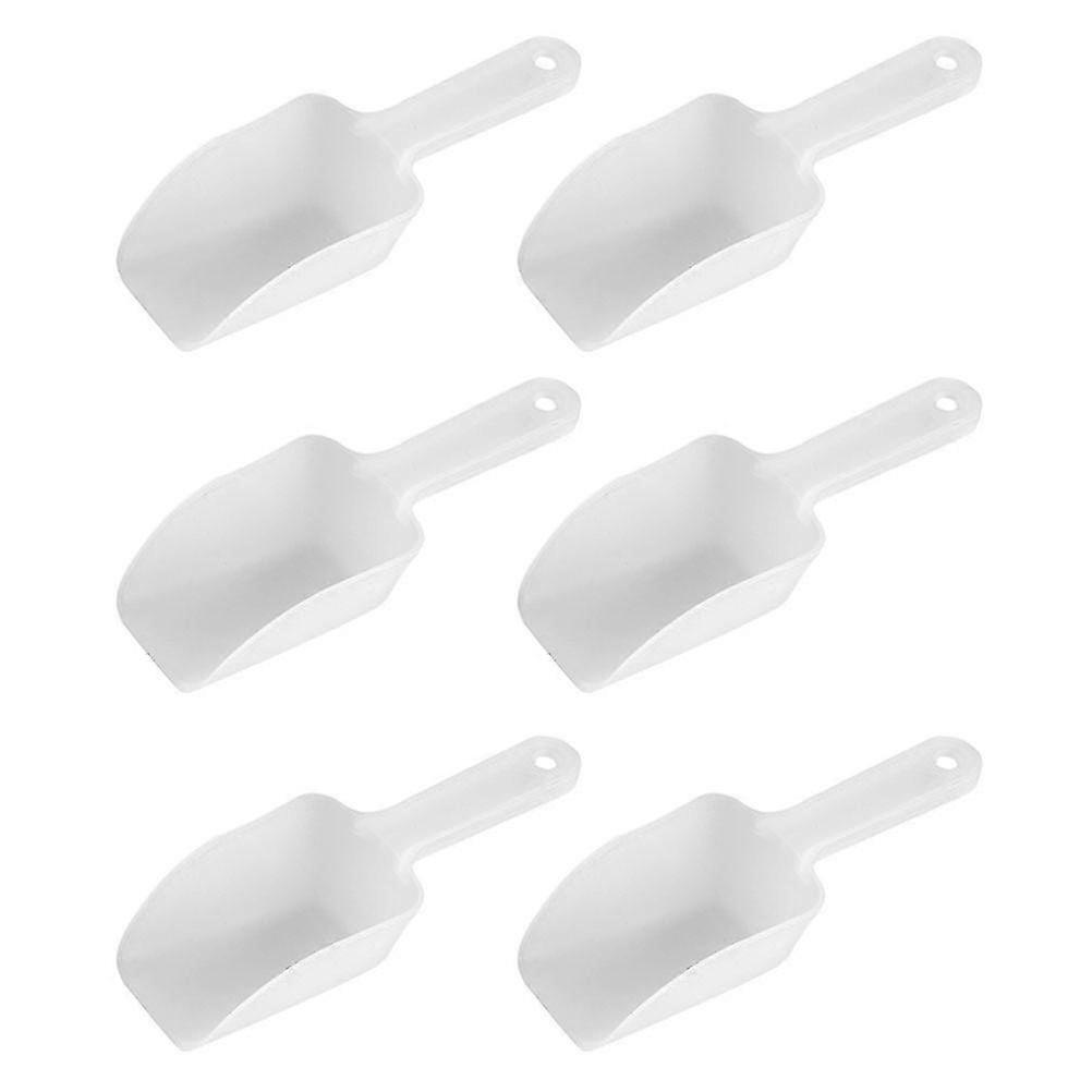 6 stuks keukengerei roestvrij staal keuken thee schep bar ijsschep keuken schep plastic ijsschep ijsschep bruiloft