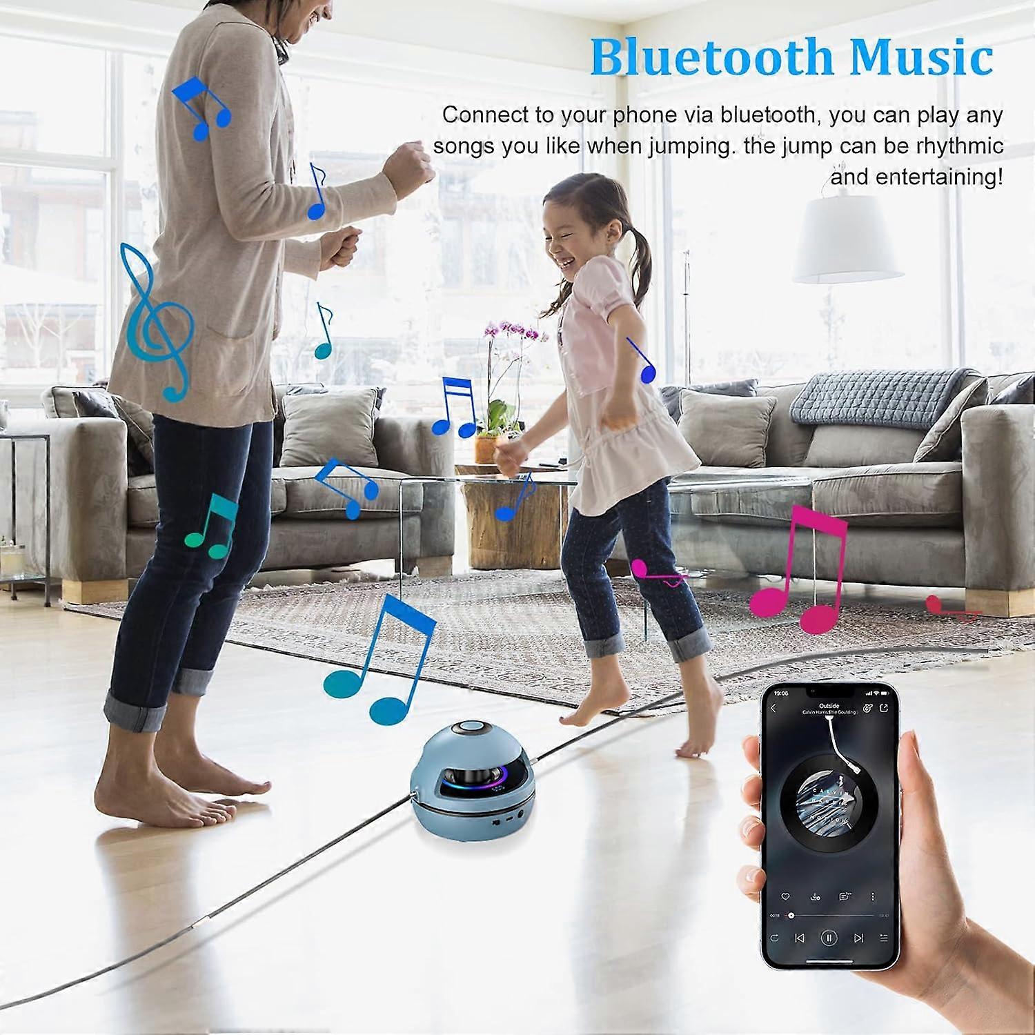 Music Jump Rope Machine, Smart Automatic Electric Rope Skipping Machine ...