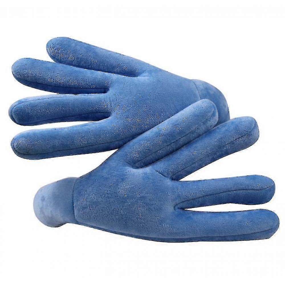 Portable Hand Shape Travel Headrest - Neck Perfect Support Pillow(Blue)