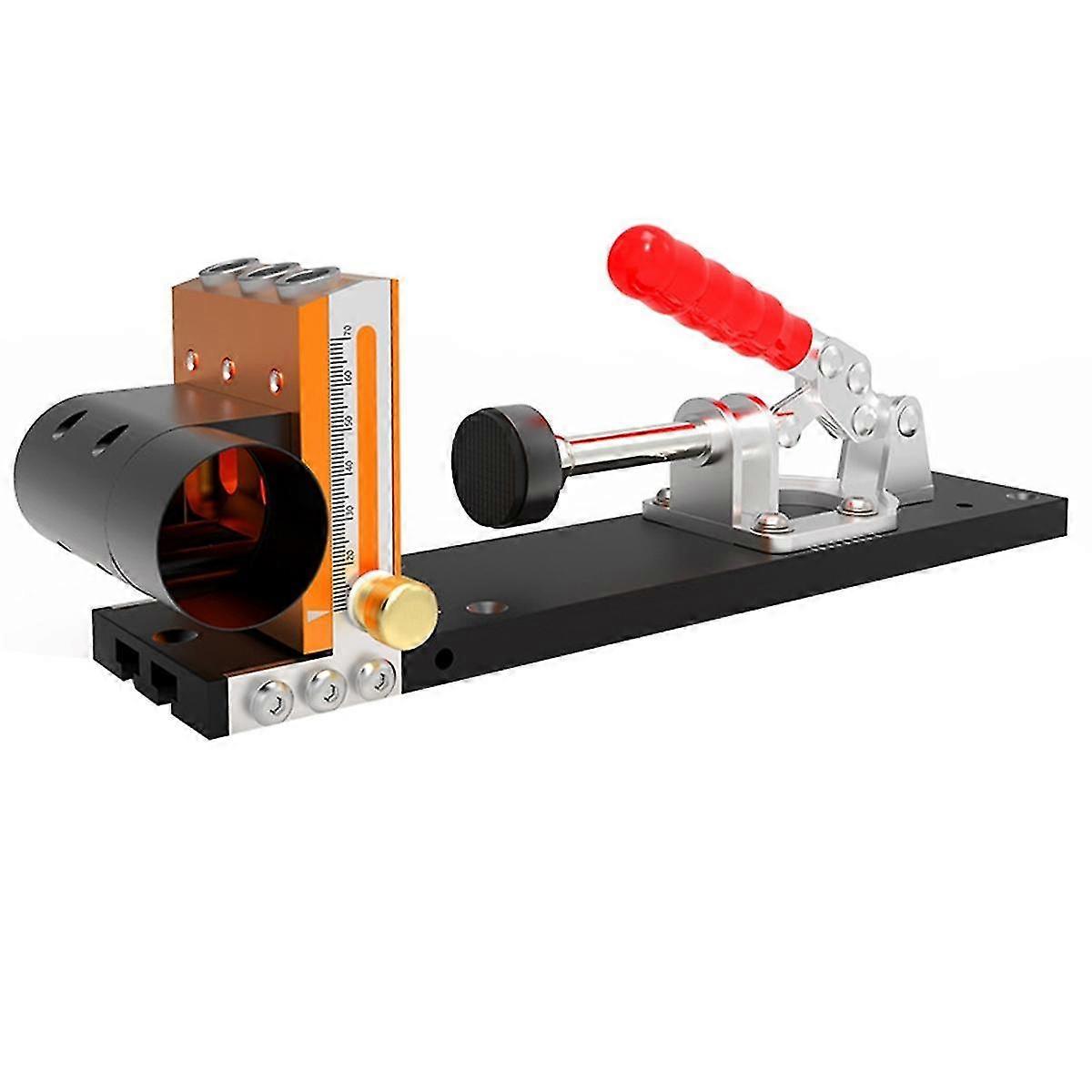 Pocket Hole Jig Kit Woodworking Oblique Hole Locator Drill Bits 15 Degree Angle Drill Guide Set Hole Puncher Diy Tools-a