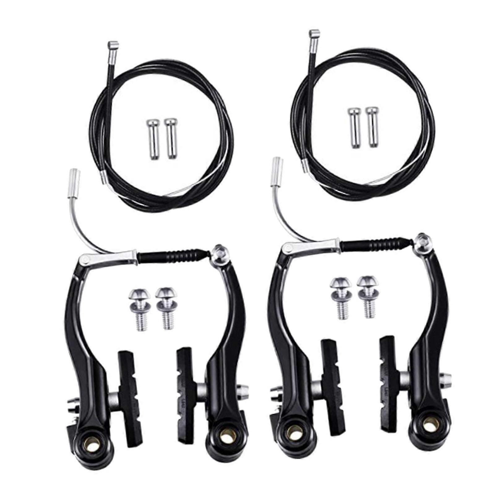 Mountain Bikes V Brakes Set Front and Rear Cable Brakes Cables Bicycle Brake
