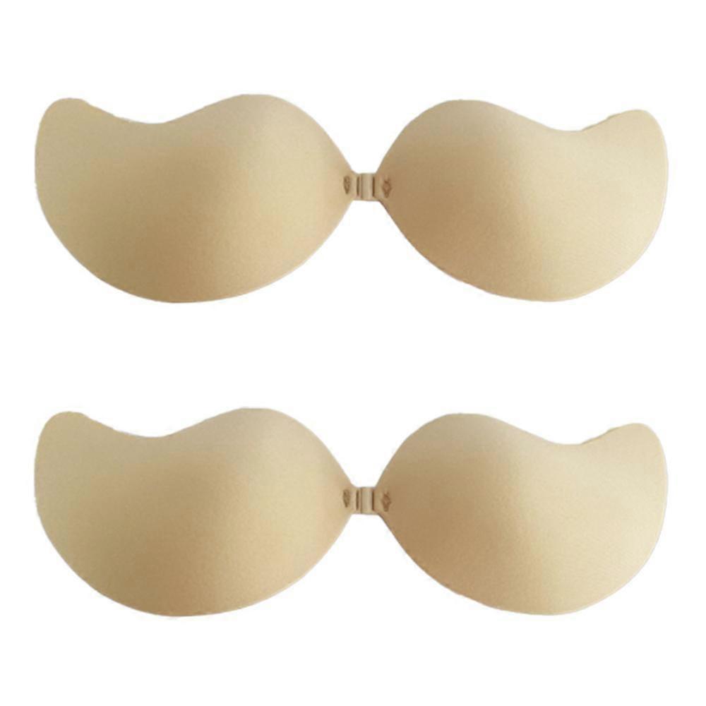 2 Pack Sujetador Invisible Autoadhesivo Push Up Backless Strapless Magic Sticky Bras para Mujer