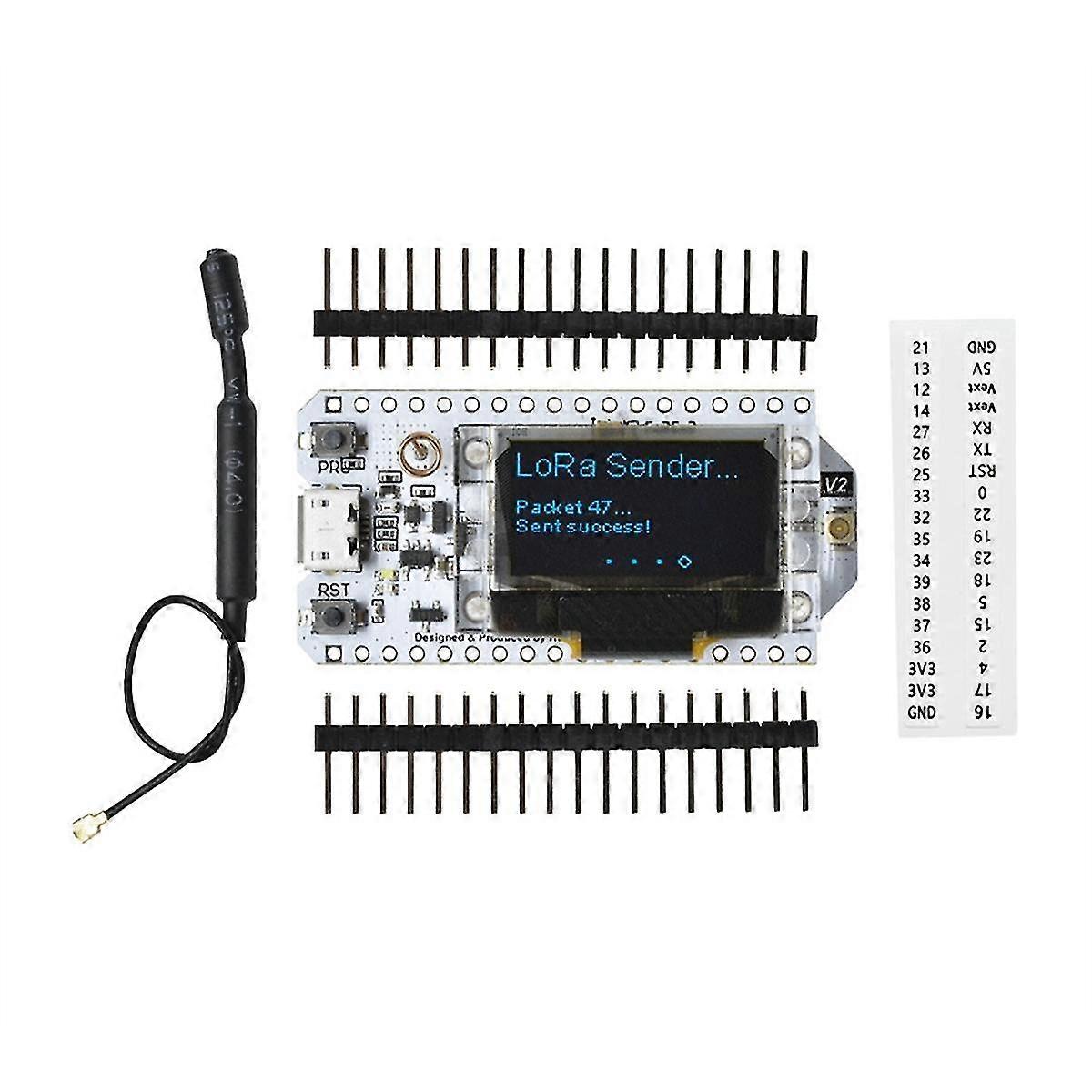 Sx1276 0.96 Oled Esp32 Wifi Bluetooth Development Board Lora Node 868-915mhz Multifunctional Portable Utility Module