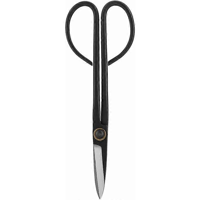 205mm Bonsai Scissors, Trimmin Bud Leaf Shear with Long Thin Handle, Gardening Tool