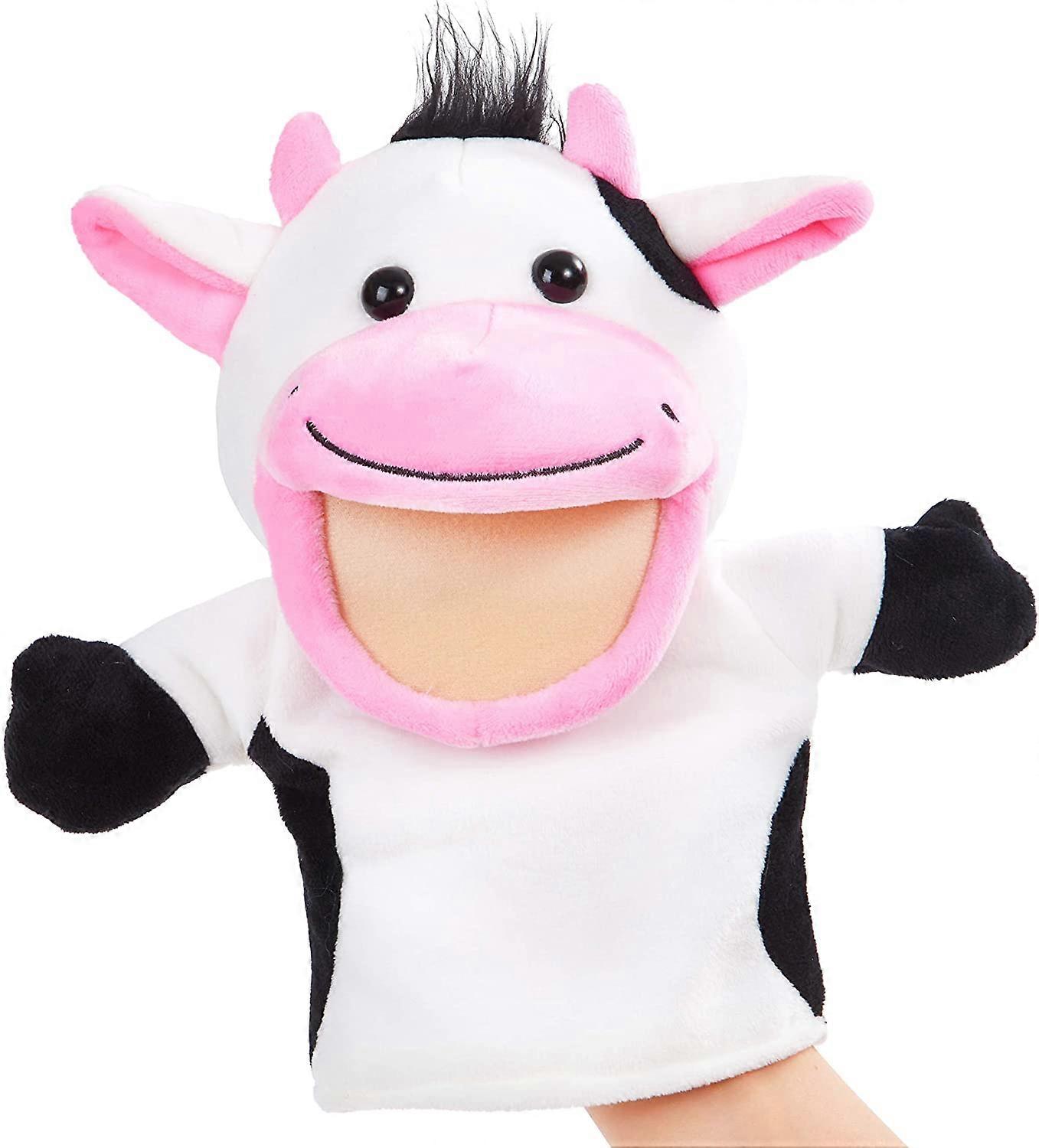 10Inch Cow Soft Hand Muppets Plush Toy