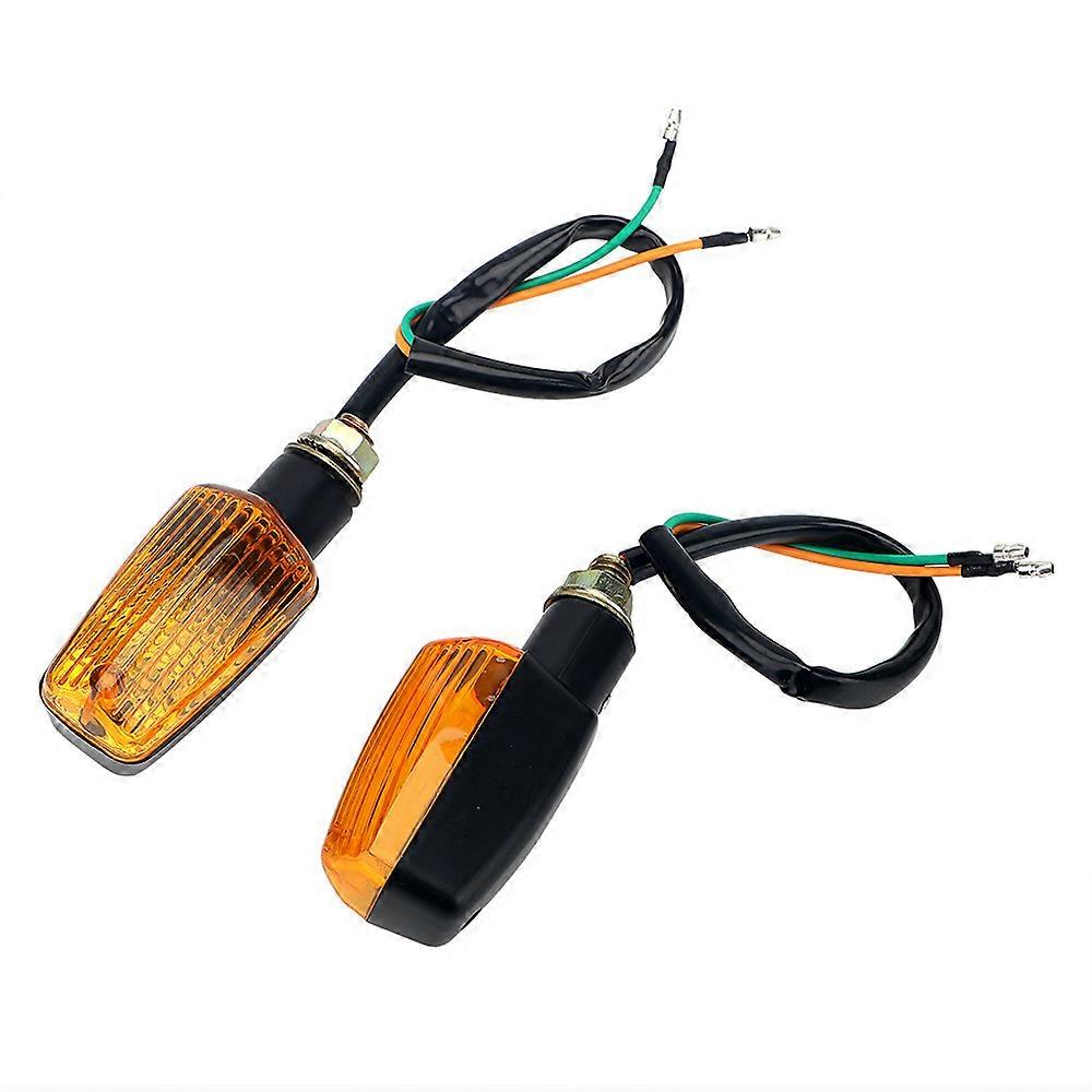 Universal Motorcycle Flasher Blub Turn Signal Lamp 12V Motorbike Indicator Light Amber Blinker Bulb 8W Moto Accessories 2Pcs