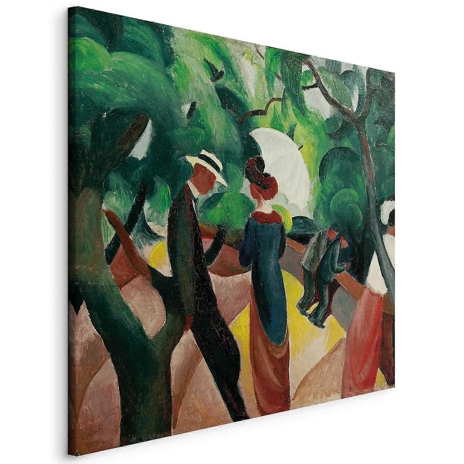 Impression sur toile - Promenade (August Macke)