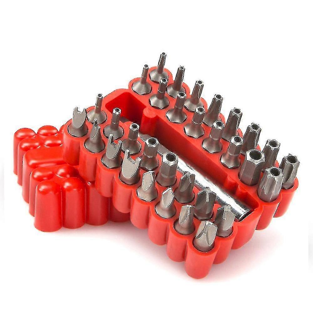 33-piece Hollow Torx Screwdriver Bit With Hole