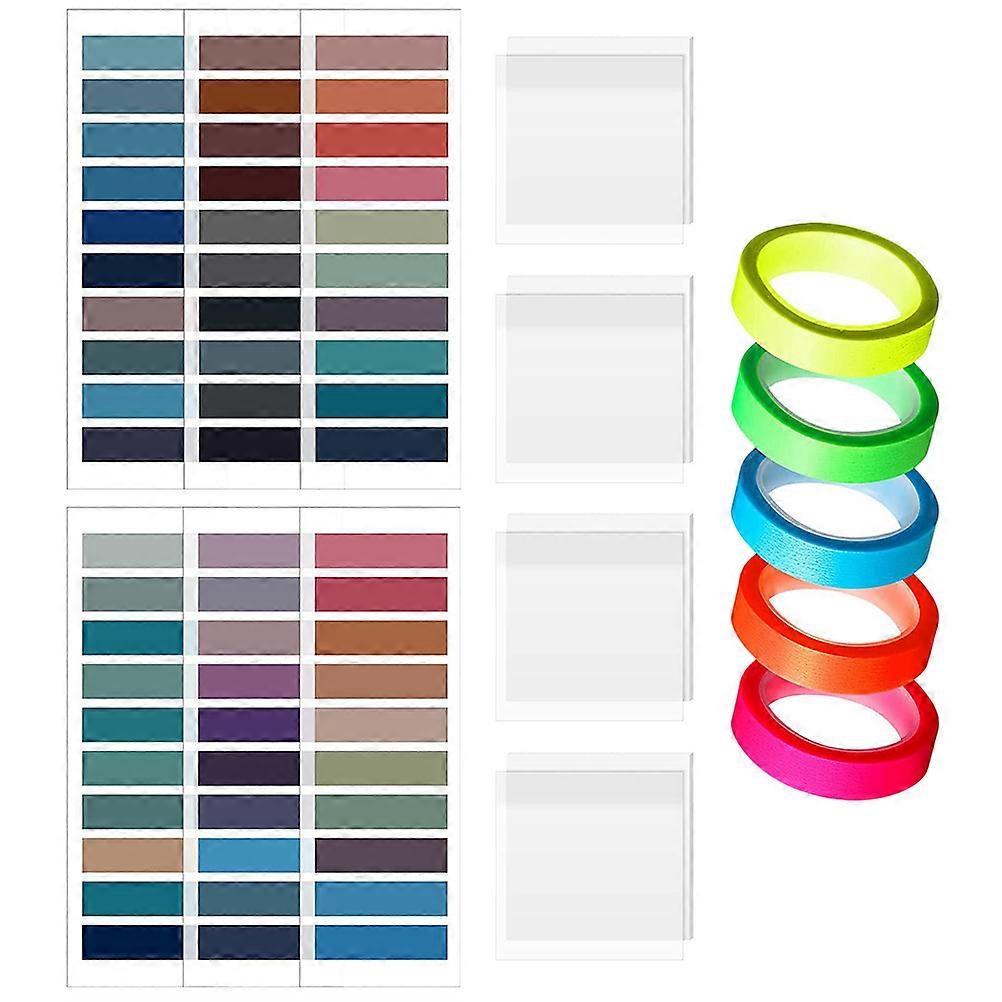 1 Set of Convenient Sticky Tabs Portable Page Markers Household Sticky Flags School Supplies