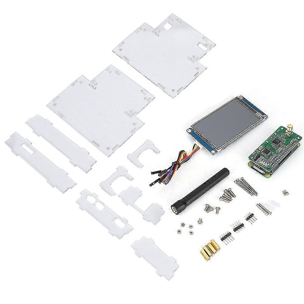 MMDVM Hotspot Board DIY Kit for Raspberry Pi with 3.2'' Display, 8G TF Card, Antenna - Transparent