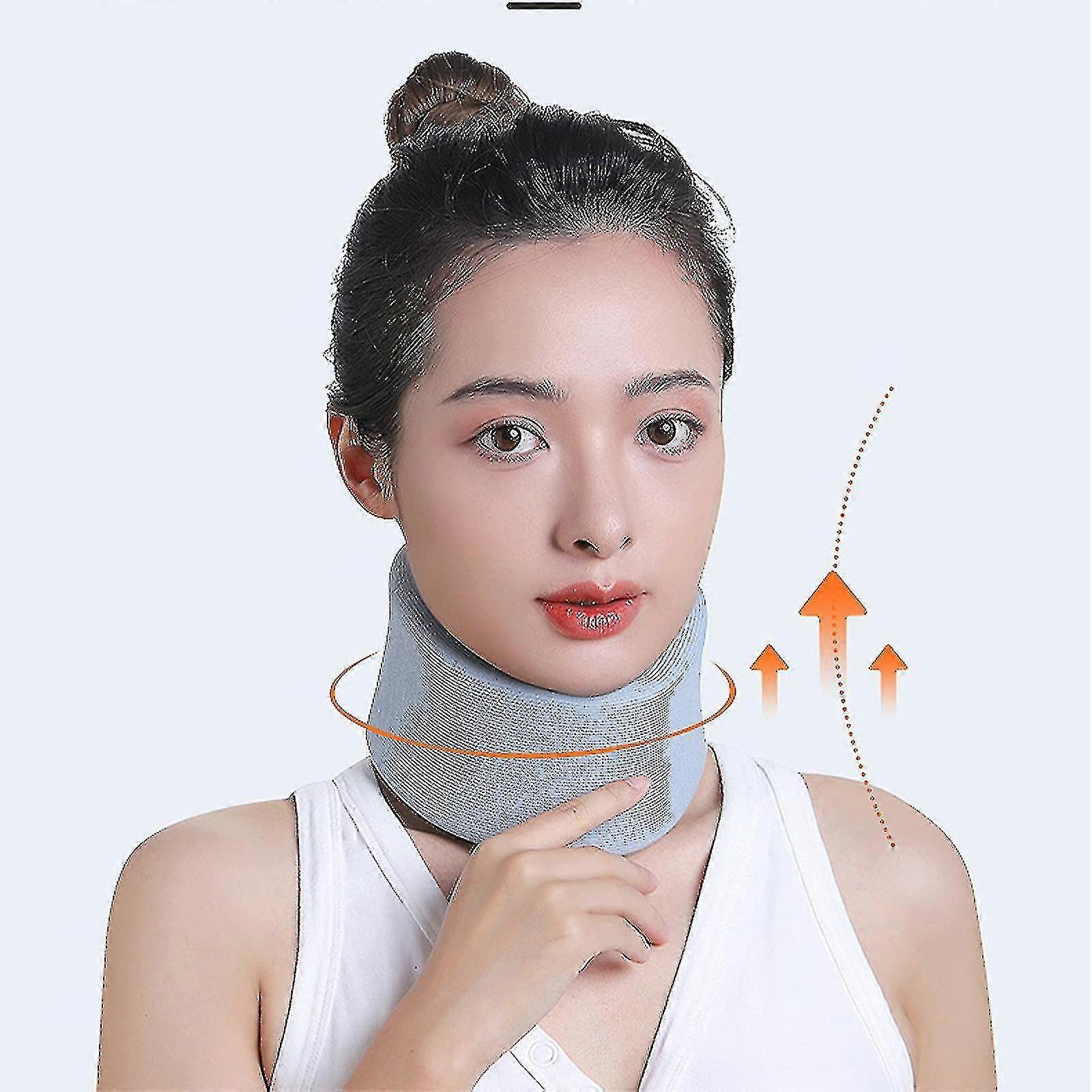 الرقبة دعامة عالمية لينة الإسفنج طوق عنق الرحم ، ودعم الرقبة لتخفيف ضغط العمود الفقري العنقي ، مثبت عنق الرحم داعم لتخفيف الآلام